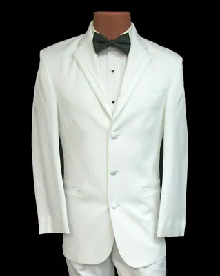 $9.95 • Buy Boys White Tuxedo Jacket Summer Wedding Ring Bearer Church Suit Coat Cheap 5B