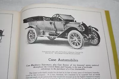 Case Automobile Steam Tractor Thrashing 1905 • $83