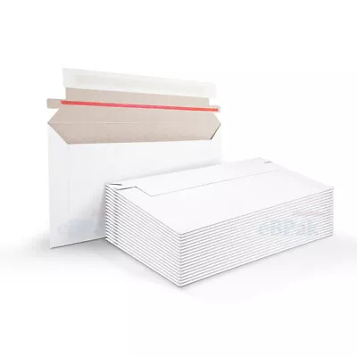50 Pack Card Mailer 01 160 X 240mm C5 300gsm White Plain Envelope • $16.50