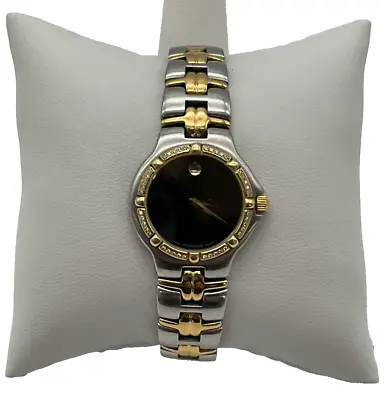 Movado Diamond Gold Stainless Steel 85.A1.827.29 Watch • $175