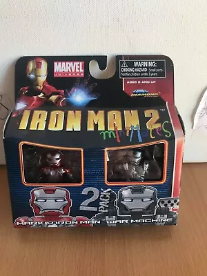 Mark V Iron Man & War Machine Iron Man 2 Minimates Mini Figure 2 Pack *NEW* • $21.99