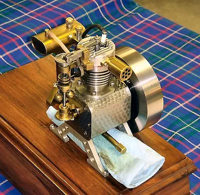 Bob Shores Silver Angel Model Engine PlansBuilders Hints And Brass Flywheel • $83.50