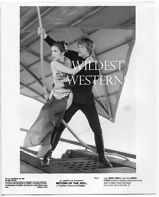 VINTAGE Star Wars CARRIE FISHER & MARK HAMILL Leia RETURN OF THE JEDI Photo • $69