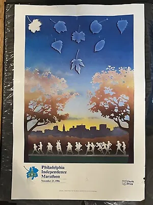 1986 Philadelphia Independence Marathon Poster • $35