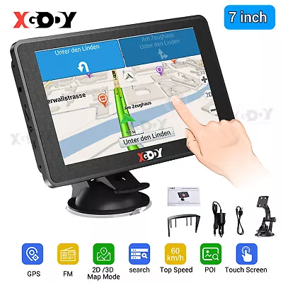 XGODY 7 Inch GPS Navigation For Car Truck Van 2024 Australia & New Zealand Maps • $74.29