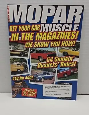 Mopar Muscle Magazine -  Oct.  2000   54 Smokin' Readers' Rides  • $7.98