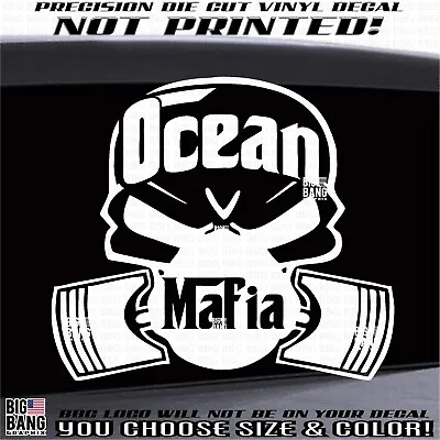 Ocean Mafia Decal Sticker Ship Boat Yachts Power Cruisers Fishing Fisherman  • $18.13