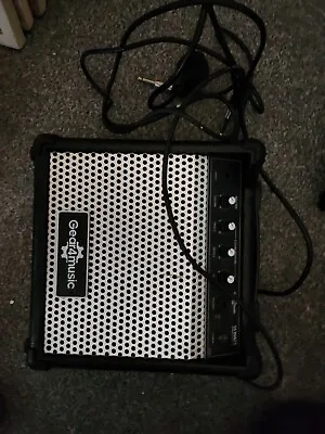 Gear4music  15W Acoustic Guitar Electric Amp Black With Jack Lead Included • £40