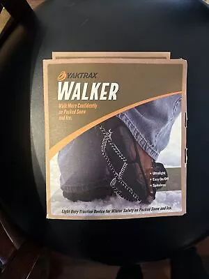 Yaktrax Walker Small 5-8.5 Mens & 6.5-10 Womens New Opened Box Spikeless Light • $11.99