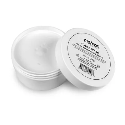 Mehron Clown White Tub Make Up Professional Clown Make Up 130 • $17.95