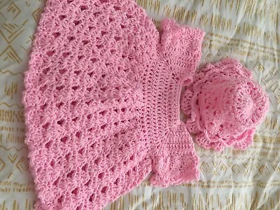 £6 • Buy Girls Hand Knitted Baby Dress