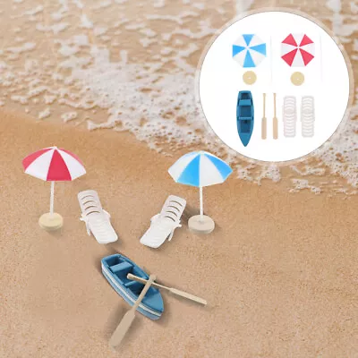 Mini Dollhouse Beach Decor Set: Bring The Coast To Your Fairy Garden • $8.35