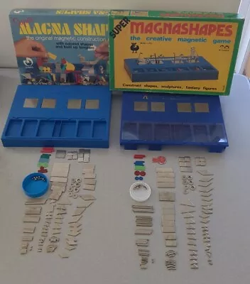 2 Super Magna Shapes Sets 300+ Metal Pieces Magnetic Construction Creative • $20