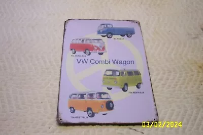 Volkswagen VW COMBI WAGON SAMBA BUS PICKUP WESTFALIA 8 X12  REPO METAL SIGN • $9.99