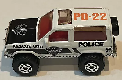 Dte Rare Matchbox Superfast Ford Bronco Police Prepro • $49.95