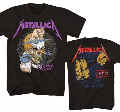 New Authentic Metallica Harvester Of Sorrow Damaged Justice Heavy Metal T-Shirt • $24.89