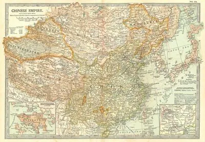 $48.06 • Buy CHINA. Manchuria; Hong Kong, Beijing Peking, Tientsin 1903 Old Antique Map
