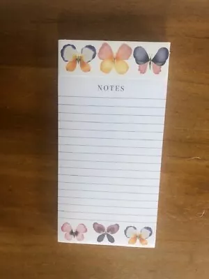 Punch Studio Butterfly Magnetic Note Pad  Notes  125 Sheets • $8.99