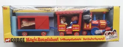 1972 CORGI 851 Magic Roundabout Train & Figures Original Box Mettoy Hong Kong • £230