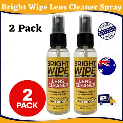 Lens Cleaning Solution Handy Lens Cleaner Spray Alcohol Free Multi Use 2x - 60mL • $8.85