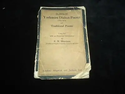 Yorkshire Dialect & Traditional Poems 1673-1915 Moorman Rare Poetry Anthology • £9.99