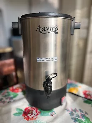 Percolator Avantco CU30ETL 30 Cup Coffee Machine Urn Silver And Black • $25