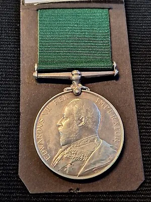 Ervii Volunteer Force Long Service Medal 7844 Pte F Jacobs 1vb Hants Regt • £129.99