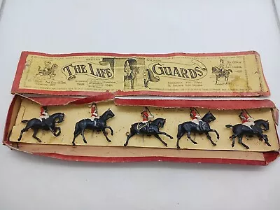 Vintage Britains Lead Toy Soldiers The Life Guards Set No. 1 Mounted Horses • $39.99