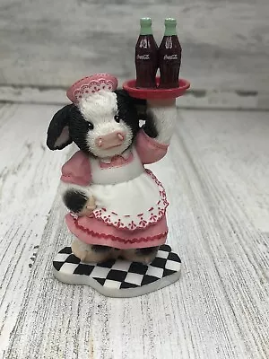 Mary's Moo Moos You're Worth Waiting For Coke Cow Figure Coca-Cola 826995 • $12.99