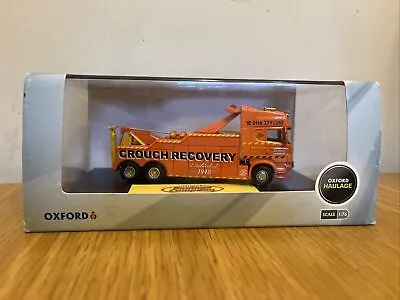 £89.99 • Buy Oxford Diecast SCA02REC  Crouch Recovery Scania Topline Recovery Truck