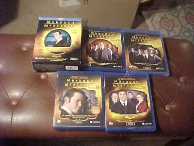 Murdoch Mysteries Blu-ray Seasons 1-4 6 7 8 9 • $30