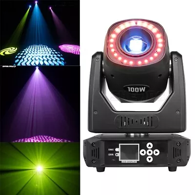 SHEHDS LED 100W Moving Head Lights RGBW Gobo Beam Stage Spot Light DJ Disco DMX • $250