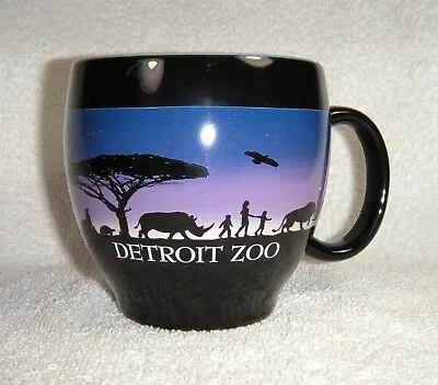 $14.99 • Buy Collectable Souvenir Cup Mug Detroit Zoo Water Tower Silhouette Sky