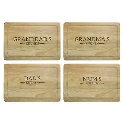 Personalised Engraved Wooden Chopping Board Cutting Cheese Serving Custom Gift  • £9.99