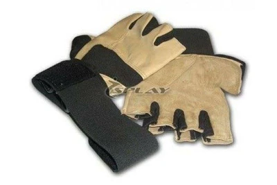 £10.99 • Buy Gold Gym Gloves Small LEATHER Weightlifting Weight Lifting Support Bodybuilding
