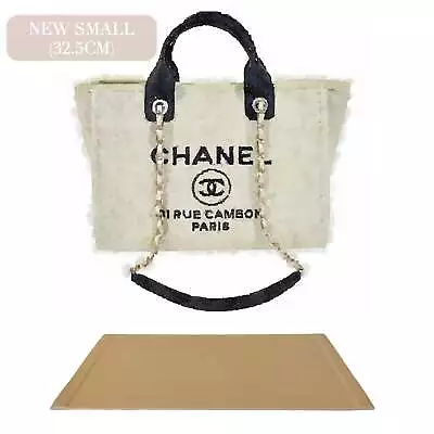 Base Shaper Bag Insert Saver For CHANEL New Small Deauville Tote (with Top Han • $51