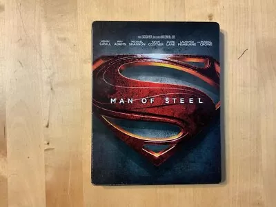 Man Of Steel Blu-Ray +Dvd Steelbook | Walmart Exclusive • $16