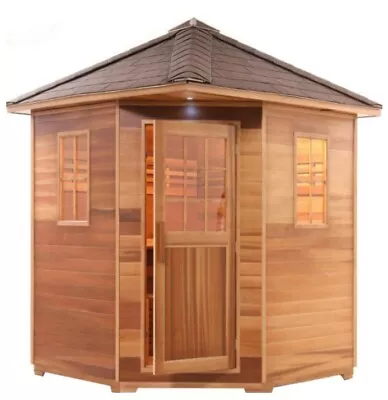 2 3 Person Outdoor Wet Dry Traditional Sauna Steam Spa Waterproof Relieve Stress • $6515.98