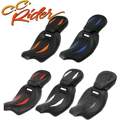 C.C. RIDER Driver Passenger Seat Fit For Harley Touring CVO Road Glide 09-23 • $99