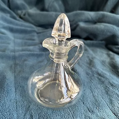 Vintage Glass Cruet With Stopper • $8