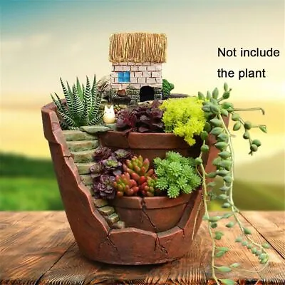 Trough Box Bed Basket Planter Garden Sky Succulent Plant House Flower Pots • £7.95