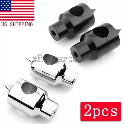 Motorcycle 1  Handlebar Risers Mount Clamps For Honda Shadow VLX 600 VT 750 1100 • $35.50