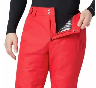 Columbia Men's Red Waterproof Bugaboo IV Snow Ski Pants Size XXL XXXL NWTS • $53.99