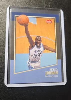 2013-14 Fleer Retro Michael Jordan #40 UNC Tar Heels Chicago Bulls HOF QTY Avail • $4