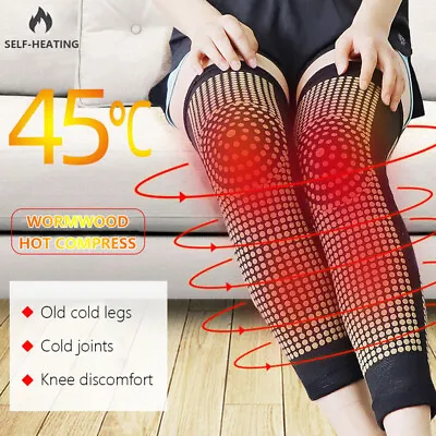 Self Heating Magnetic Knee Brace Support Pad Thermal Therapy Arthritis Protector • $12.24
