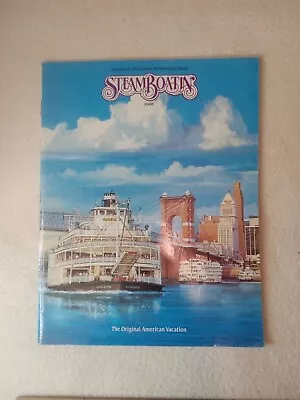  Steamboatin  1988 Brochure For Delta Queen And Mississippi Queen Steamboats • $6.99