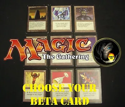 BETA Ed. MULTILIST: Choose Your MtG Magic The Gathering Vintage Card  1993/94 #9 • $38.69