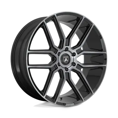 ASANTI ABL-28 BARON Gloss Black Gray Tint 22x9.5 6x135 Wheel Single Rim • $267.80