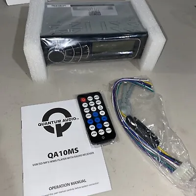 Lot Of 10 New Quantum Audio Qa10ms Digital Media Am/fm Receiver Player W/ Remote • $99.99