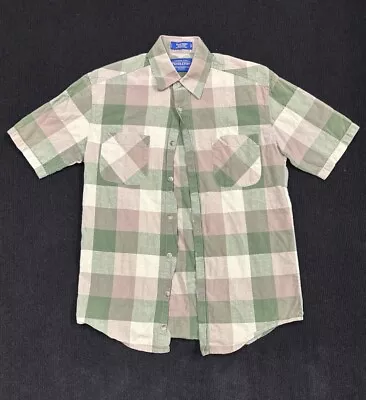 Pendleton Flannel Button Up Shirt Green Mens XS • $15